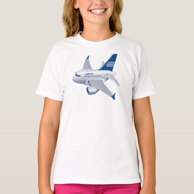 Cartoon aeroplane T-Shirt (Front)
