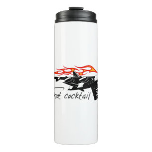 Cartoon aeroplane thermal tumbler