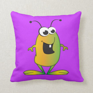 Cartoon Alien Pillow