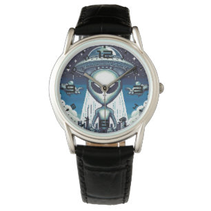 Cartoon Alien Watch