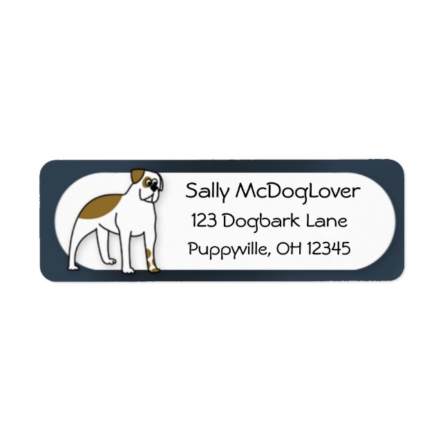 Cartoon American Bulldog (Front)