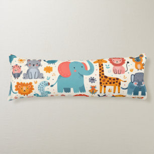 Cartoon Animal Pattern Body Cushion