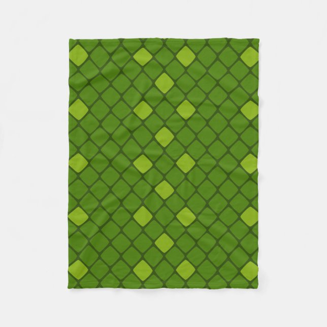 Cartoon Animal Texture Fleece Blanket (Front)
