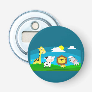 Cartoon animals bottle opener