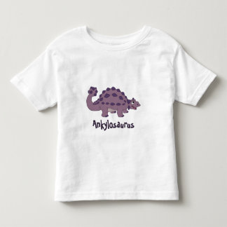 Cartoon Ankylosaurus Toddler T-Shirt
