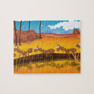 Cartoon Ants Jigsaw Puzzle