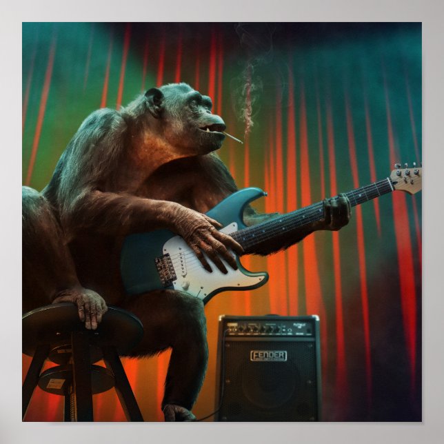 Cartoon Ape Poster (Front)