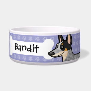 Cartoon Australian Cattle Dog / Kelpie