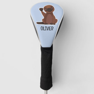 Cartoon Australian Cute Platypus Golf Head Cover