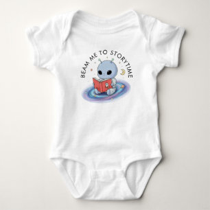 Cartoon Baby Alien Bodysuit
