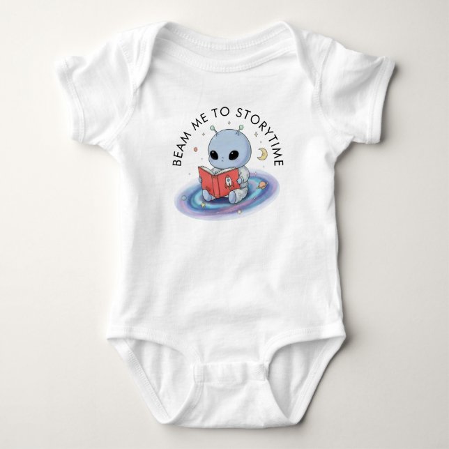 Cartoon Baby Alien Bodysuit (Front)