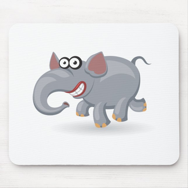 Cartoon baby Elephant Mouse Mat (Front)