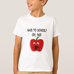 Cartoon Back To School Apple T-Shirt