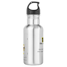 Cartoon Barrel studios' Ben water bottle.