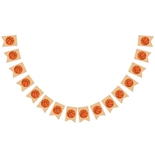 Cartoon Basketball Ball Bunting (All)