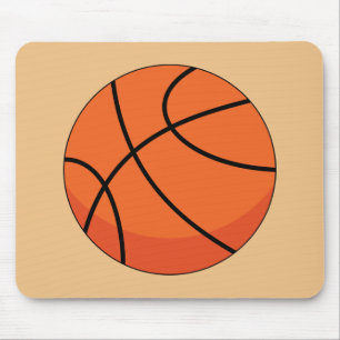 Cartoon Basketball Ball Mouse Mat