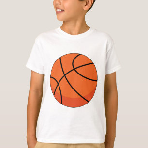 Cartoon Basketball Ball T-Shirt