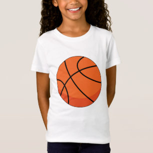 Cartoon Basketball Ball T-Shirt