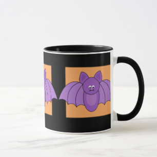 Cartoon Bats Halloween Mug