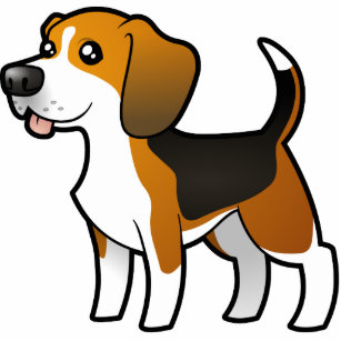 Cartoon Beagle Photo Statuettes Zazzle Uk