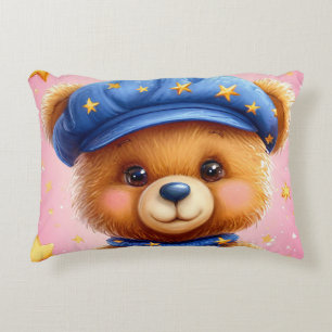 Cartoon bear decorative cushion