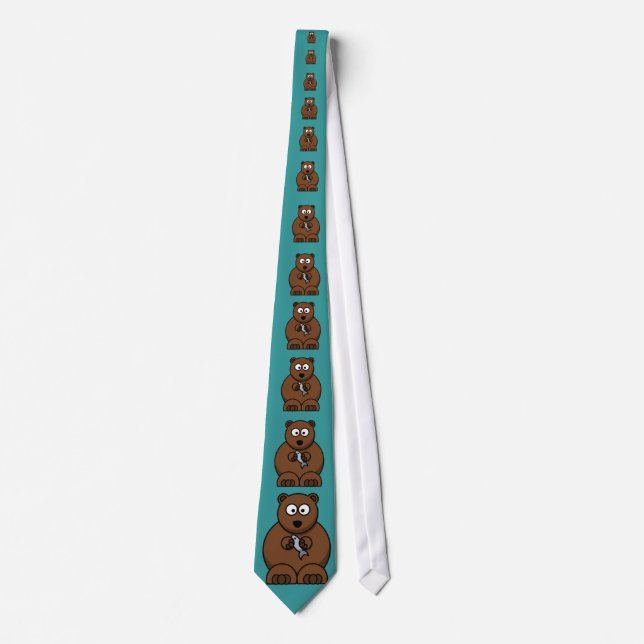 Cartoon Bear Tie (Front)