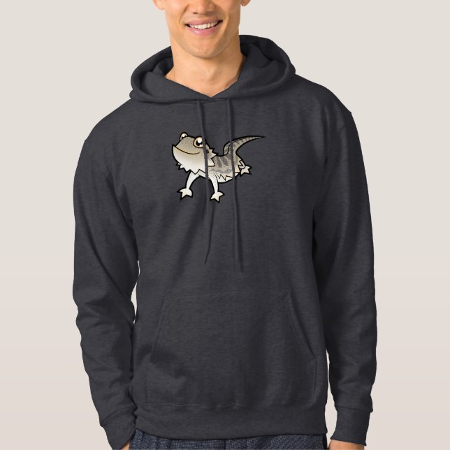 Cartoon Bearded Dragon / Rankin Dragon Hoodie (Front)