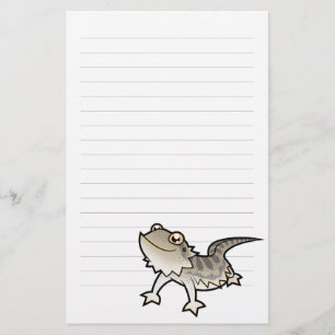 Cartoon Bearded Dragon / Rankin Dragon Stationery