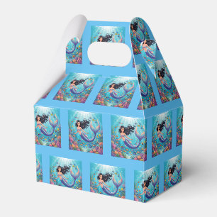 Cartoon Beautiful Mermaid under the Sea Favour Box