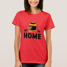 Cartoon Bee and Honey Jar "HOME" T-Shirt