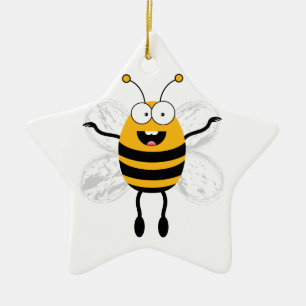 Cartoon Bee Ceramic Tree Decoration