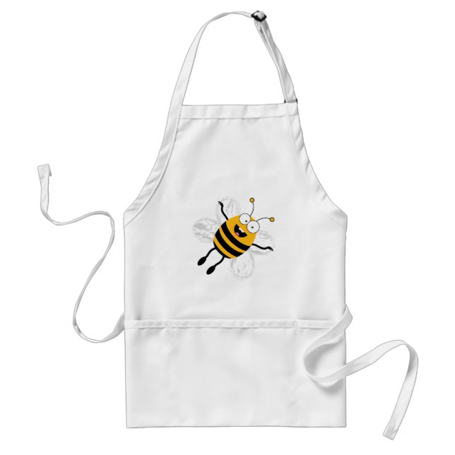 Cartoon Bee Standard Apron (Front)