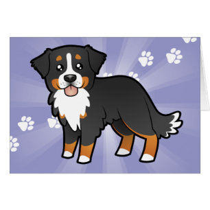 Cartoon Bernese Mountain Dog