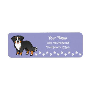 Cartoon Bernese Mountain Dog
