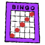 Cartoon Bingo Card Photo Sculpture<br><div class="desc">Cartoon Bingo Card Photo Sculpture</div>