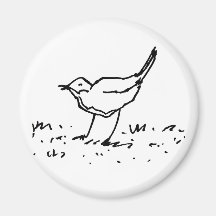 Cartoon Bird Pen Art Drawing