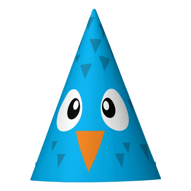 Cartoon Bluebird Costume Party Hat (Front)
