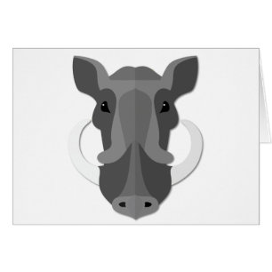 Cartoon Boar Head