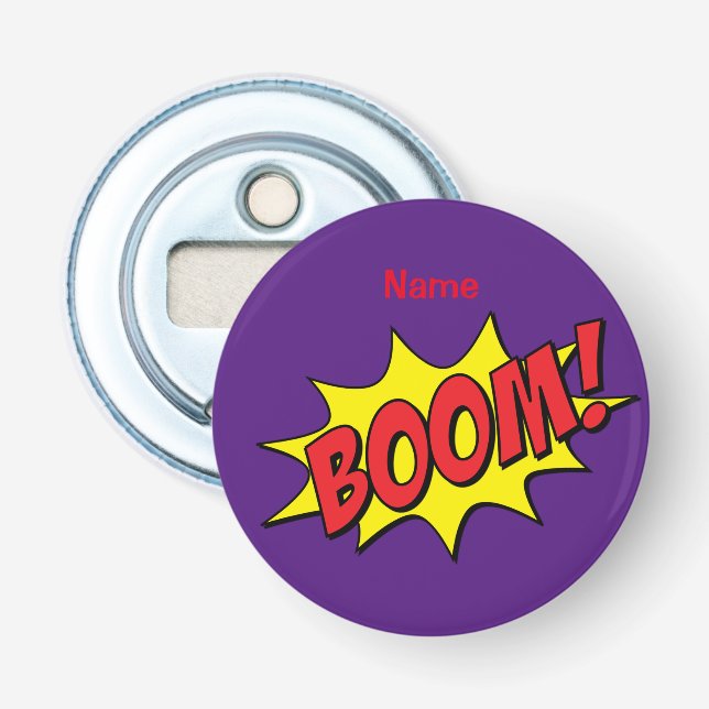 Cartoon Boom Thunder_Cove  Bottle Opener (Front)