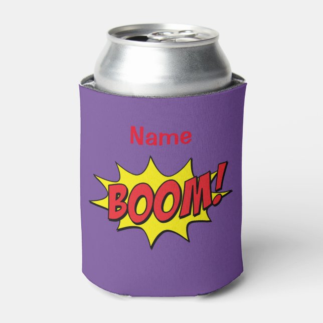 Cartoon Boom Thunder_Cove Can Cooler (Can Front)