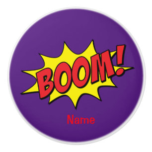 Cartoon Boom Thunder_Cove Ceramic Knob