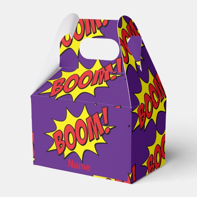 Cartoon Boom Thunder_Cove Favour Box (Front Side)