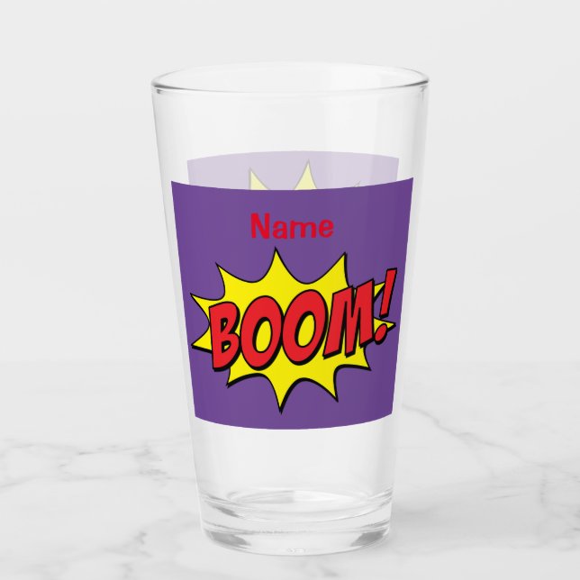 Cartoon Boom Thunder_Cove Glass (Front)