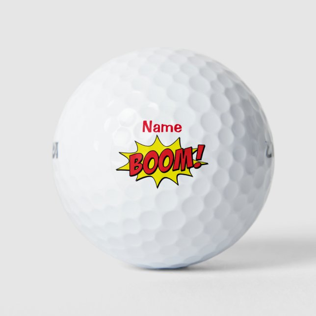 Cartoon Boom Thunder_Cove  Golf Balls (Front)