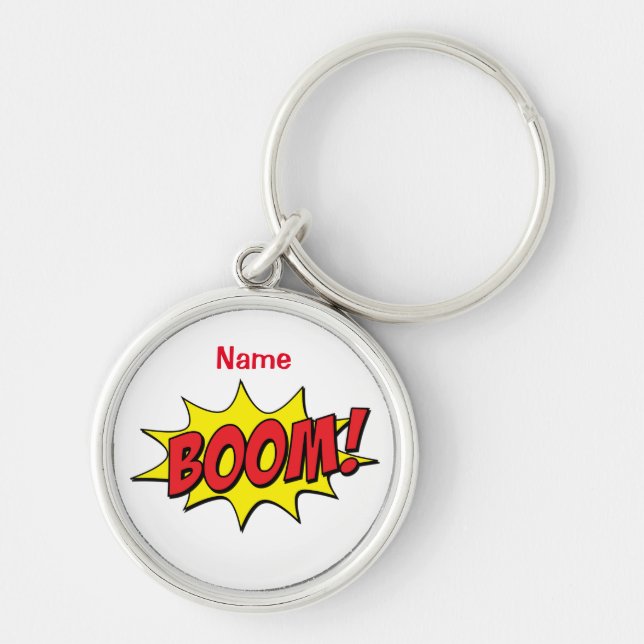 Cartoon Boom Thunder_Cove Key Ring (Front)