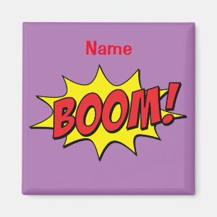 Cartoon Boom Thunder_Cove Magnet