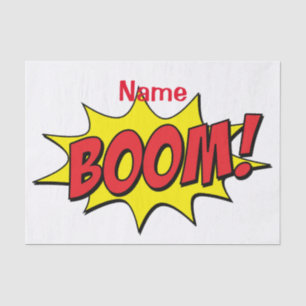 Cartoon Boom Thunder_Cove Tissue Paper