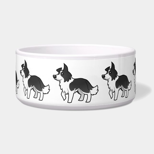 Cartoon Border Collie (Front)