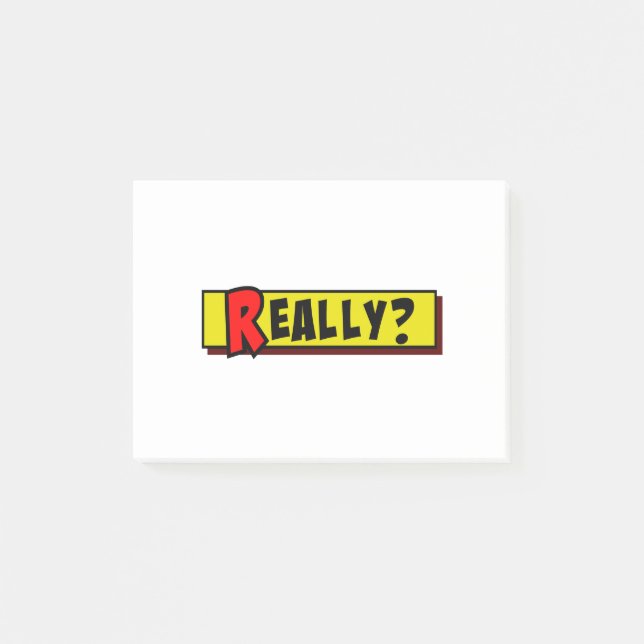 Cartoon box really post-it notes (Front)
