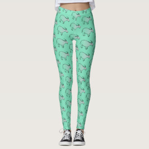 Cartoon Buffalo Chinese Ox Year Choose colour WL Leggings
